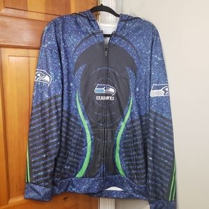 Seattle Seahawks Unisex Adult Full Zip Hoodie